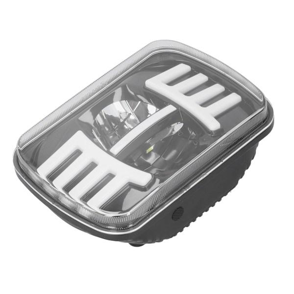 7-tums fyrkantig strålkastare Blinkers Halo DRL med H4 till 3-stifts kabel Passar för Jeep Wrangler YJ/Cherokee XJ/Comanche MJ