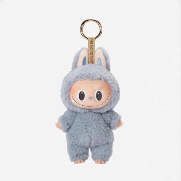 1 POP MART Labub Monster Stimulating Battlefield Macaron Pehmolelu Käsintehty Lelu Blind Box