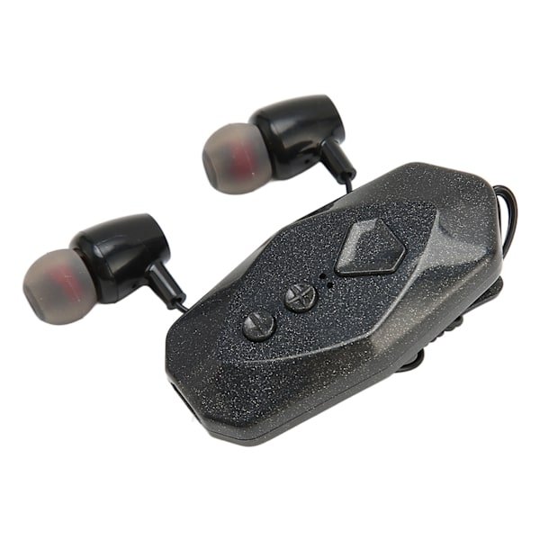 Krageklips Trådløs Øretelefon HiFi Stereo Lyd Fullautomatisk Dobbel Øre Bærbar Business Trådløst Bluetooth Headset