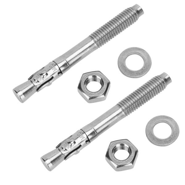 2Pcs Stainless Steel Setscrew Anchor Screw Expansion Bolt Piton Outdoor Climbing Equipment