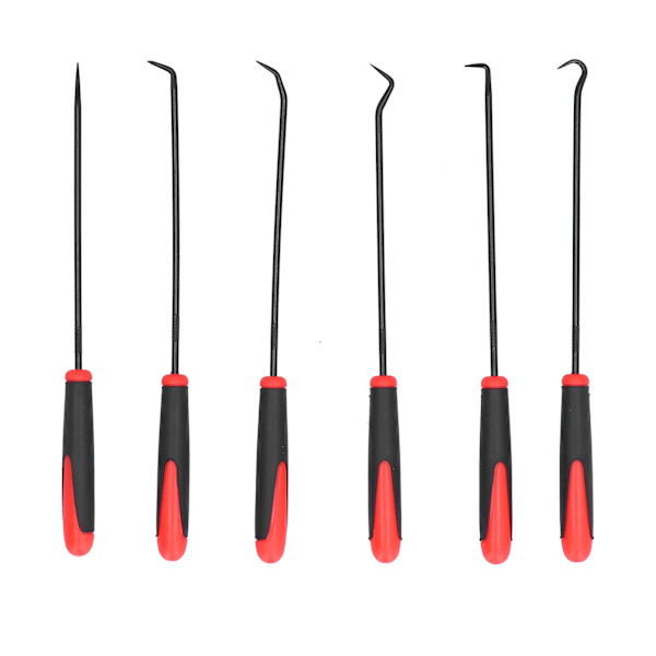 6 st Oljetätningar Krokar ORing Packning Avdragare Remover Pick Set Bärbara bilar handverktyg