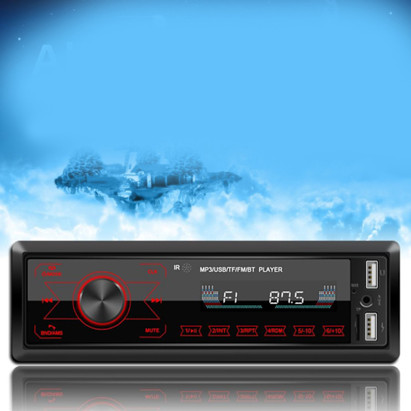 12V 1DIN Auto Bluetooth Radio Stereo MP3-soitin Multimediasoitin Radio Kaukosäädin MP3-soitin