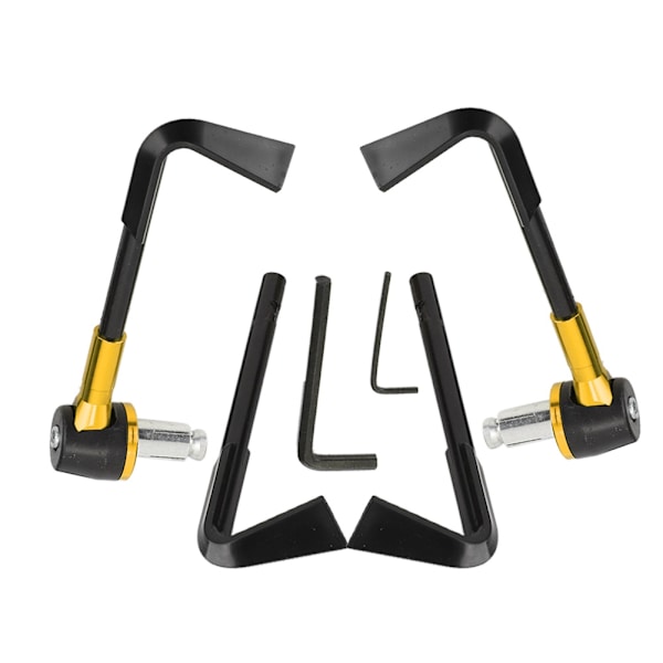 CNC-motorcykelhandtagsskydd bromsspakar Protect Guard Motorcykelskyddsstyre (guld)
