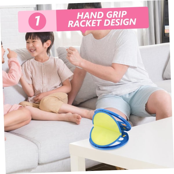 1 set utomhus strandleksaker fångstspel med paddel och boll för familj inomhus och utomhus trädgård och bakgårdsaktiviteter