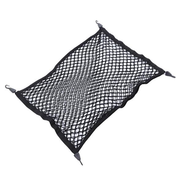 Bil Nylon Elastisk Mesh 4 Krog Bagagerums Lastopbevaring Net Holder Erstatning for Tesla Model X 2015 til 2023