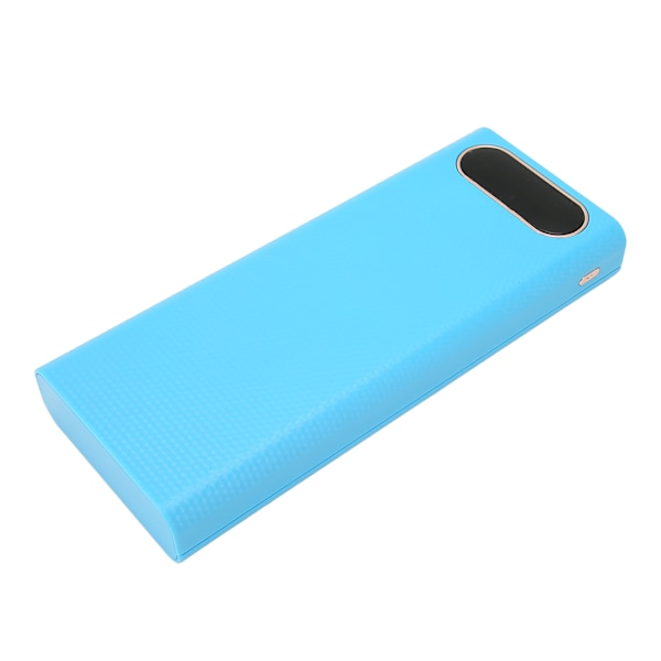 8x21700 Akku Box Hitsausvapaa Power Bank Box Kit DIY Akku Lataus Ulkokuori LCD-näytöllä Sininen