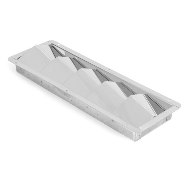 5-spors Bådgitterventil rektangel i rustfrit stål Holdbar ventilationsgitter hardware