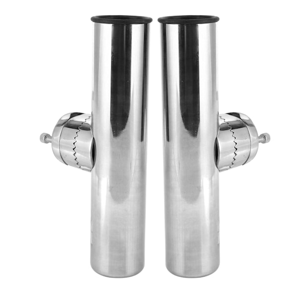2 stk Stål Fiske Stang Holder for Rekkverk 1 tomme til 1-1/4 tomme Rekkverk Montering Pol Montering Brakett