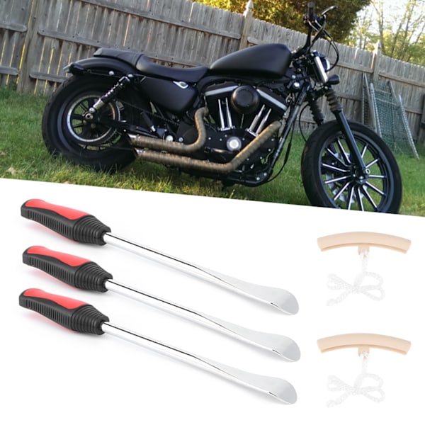 Spoon Tire Spakar Motorcykel Cykel Däck Byte Verktygssats med fälgskydd