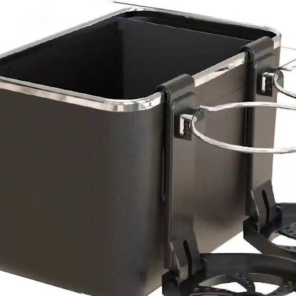 Armlæn Opbevaringsboks Kopholder Multifunktionel Bilkonsol Organizer til Auto Sort