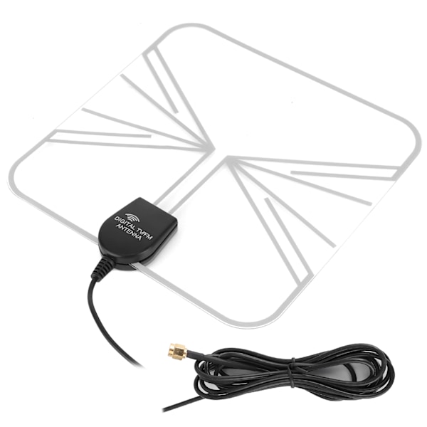 Auto HD Digital Antenne Analog Signal Modtager Mobil Antenne Klar Lydkvalitet UniversalSMA