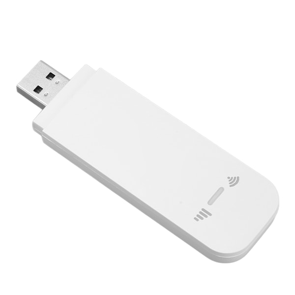 Mobil WiFi Hotspot 4G LTE 150Mbps USB Bærbar WiFi-ruter med SIM-kortspor for utendørs reise Hvit
