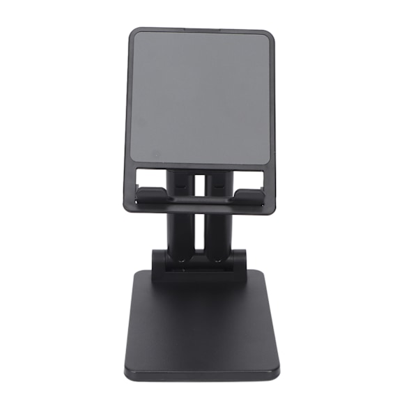 Mobiltelefonholder Stativ for Skrivebord Sammenleggbar Doble Stenger for Iphone Nettbrett Smarttelefon for Live Streaming Opptak Svart