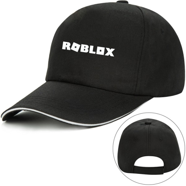 roblox hat-baseballkasket spidskasket sort efterår og vinter spidskasket spil perifer solhat