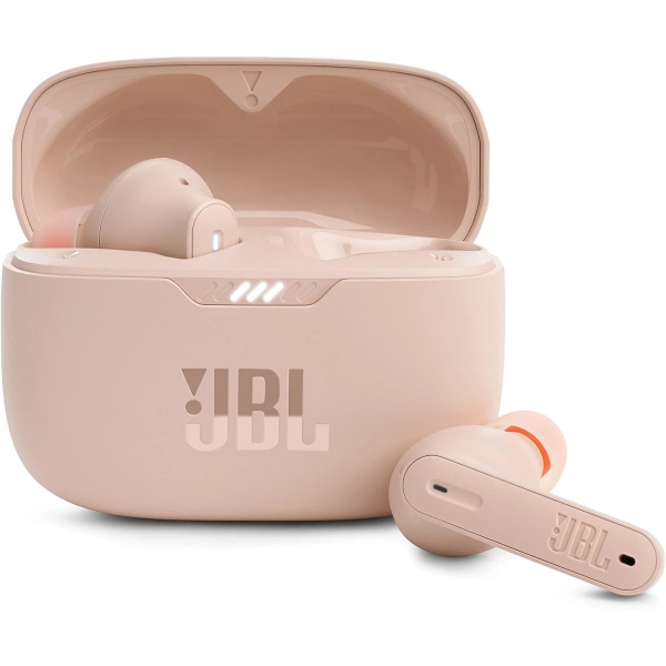 TWS - True Wireless Noise Cancelling Headphones, Bluetooth, vanntette og svettetette, Bluetooth-hodetelefoner, rosa-P