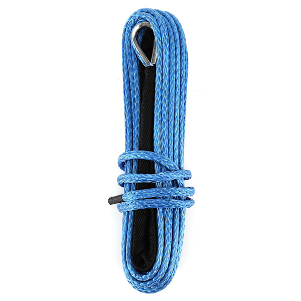 Vinschrep 15 m kabel 7700lbs Nylon Trailer Recovery Dragrem för SUV ATV UTV TrunkBlue