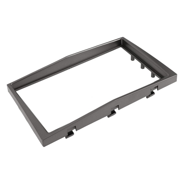 2Din Center Control Audio Fascia Navigation Frame Passar till Opel Vectra/ Astra/ Zafira 2006-OnSilver Grey