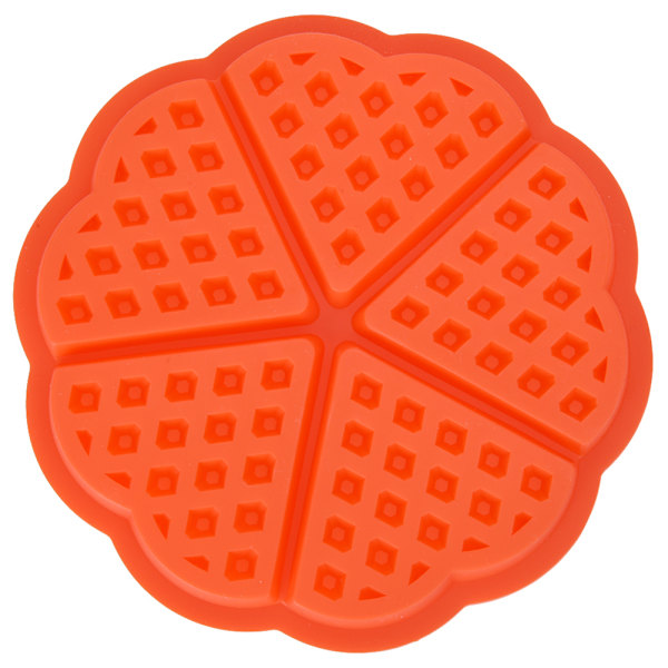 Silicone Waffle Mold - 5 Cavity Round Shape