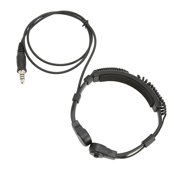 Strupmikrofon Headset Teleskopisk 2-vägsradio Hörsnäcka med U94 PTT för Baofeng UV 5R BF 888S BF F8HP BF F9 UV 82