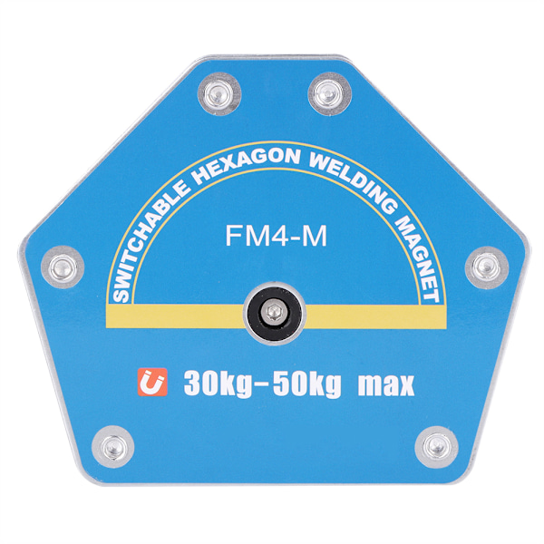 Vaihdettavan magneetin hex-hitsausasennin - Vahva monikulmainen imu (30-50 kg) - FM4 M