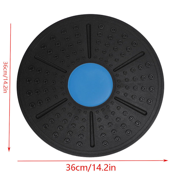 Tasapainoharjoittelu- ja keinulauta Kannettava keinulauta Ytimen vahvistaminen Liukumaton muovi Urheilukouluttaja Vakautta ja palautumista varten Sininen 1 kpl