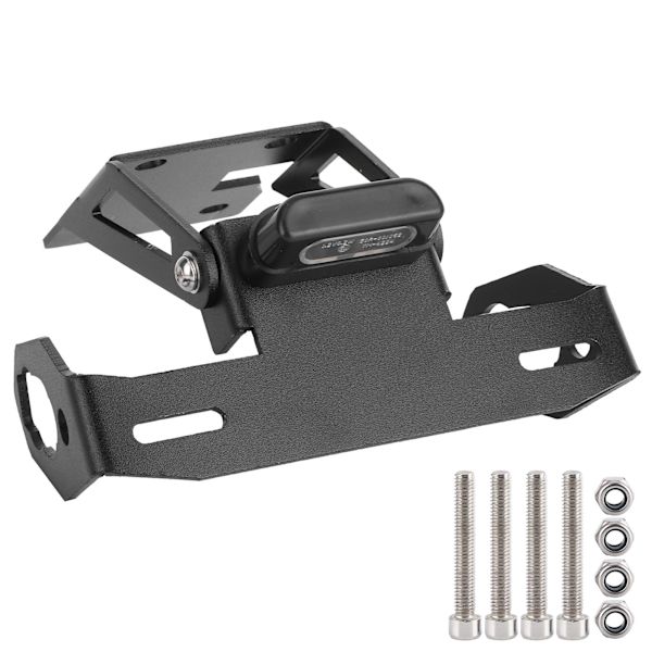 Nummerpladeholder Fender Eliminate LED Lys Passer til Kawasaki Z 650/Ninja 650 2017-2018
