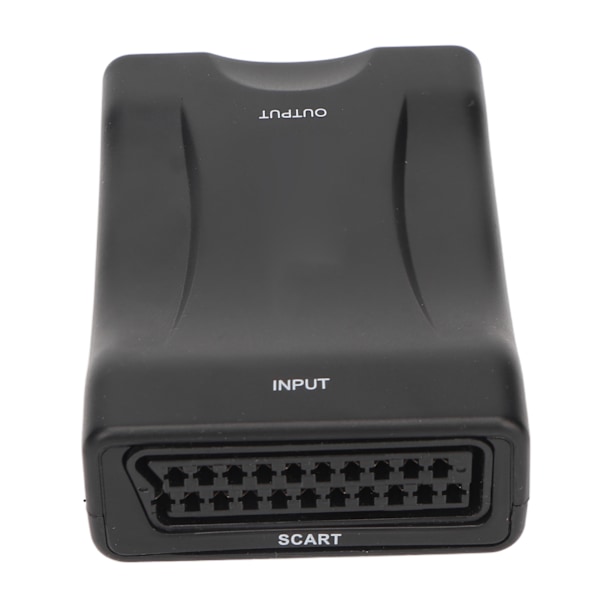 SCART - HD Multimedia Interface -sovitin, tukee 720p 1080P lähtöä, SCART-ääni- ja videomuunninsovitin, EU-pistoke 100‑240V