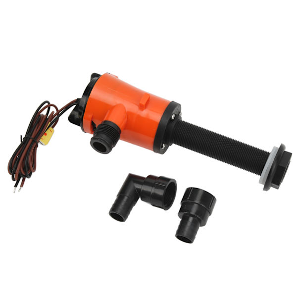 Aerator Livewell Pumpe 800GPH 12V 4.0A bærbar nedsænkbar fisketankpumpe til bådmarin