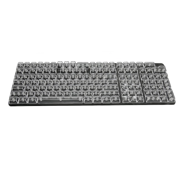 Keycap Set 132 Tangenter Högtransparent PC CBSA Höjd Matt Ergonomisk DIY Ersättningsknappar för Mekaniskt Tangentbord Vit