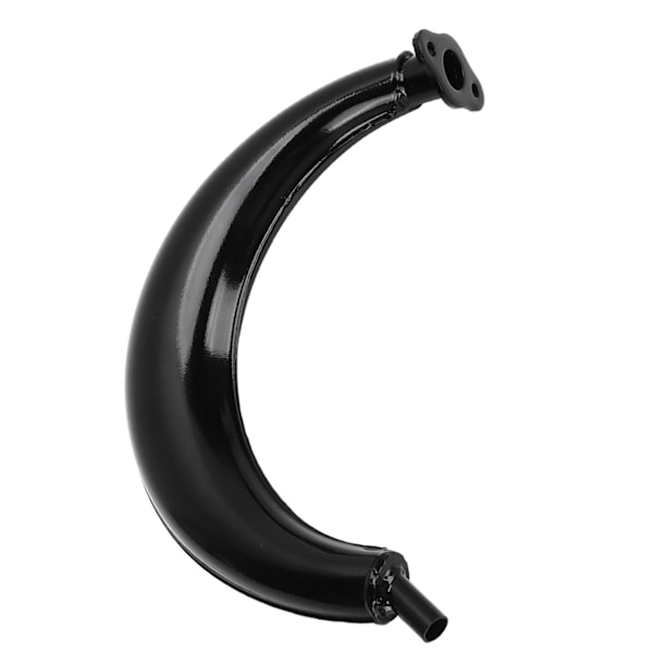 40 mm/1,58 tum Half Moon avgasljuddämparrör Stållegering för 2-takts 49cc 60cc 66cc 80cc motorer Motorcyklar