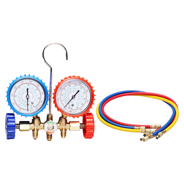 Luftkonditionering Fluor Verktyg Legering Fluor Verktyg Set AC grenrörsmätare Set Auto Service Kit