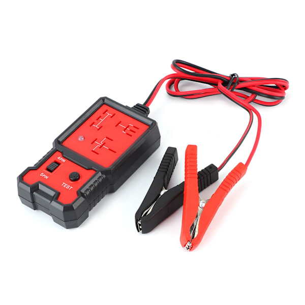 Bärbar 12V bilrelätestare 4-stift 5-stift LED-display diagnostikverktyg för bilreparation