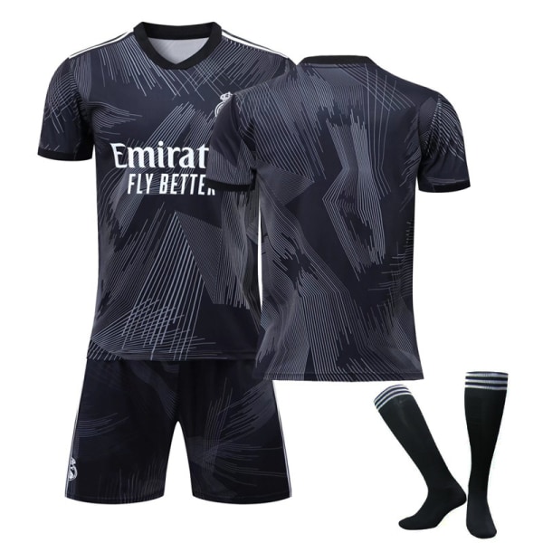 Real Madrid Trøje Y3 Sort fælles fodboldtrøjesæt XL#