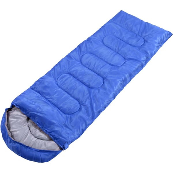 210*75cm sovsäck utomhus camping vandring lunchrast varm dammtät vuxen bärbar sovsäck