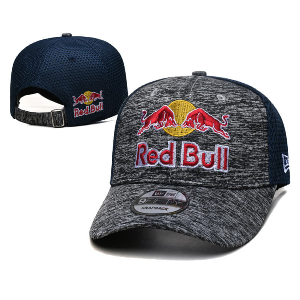 F1 Red Bull Racing Red Bull Hat Baseball Cap Herrebrodert Sports Dome Hip-Hop Hat Populær Skateboarding Reise Outdoor Sports Hat One Size Size-U
