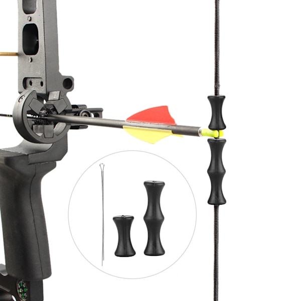 Silikoniset jousiammuntasormisuojat Recurve- ja Compound-jousiin Musta