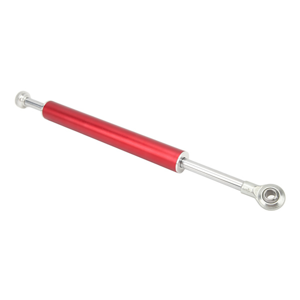 Motorcykel Styrdæmper 330 mm Universal Styrdæmper i aluminium Stabilisator til de fleste motorcykler Rød