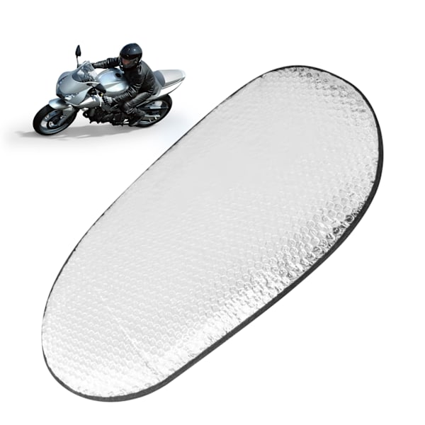 Motorcykelkuddfodral Solskydd Sätesskydd Sätesöverdrag Värmeisolering Kuddskydd Bubble Style