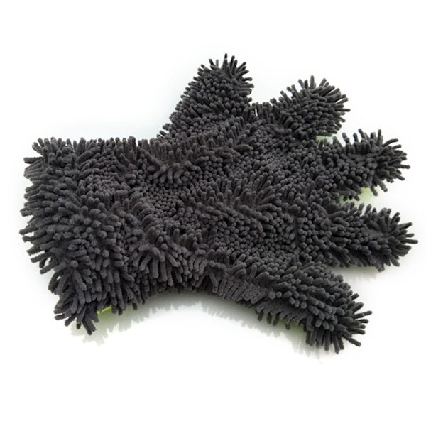 5 Finger Bilvaskehandske Mikrofiber rengøringshandske til bil og motorcykel vask tørrehåndklæder