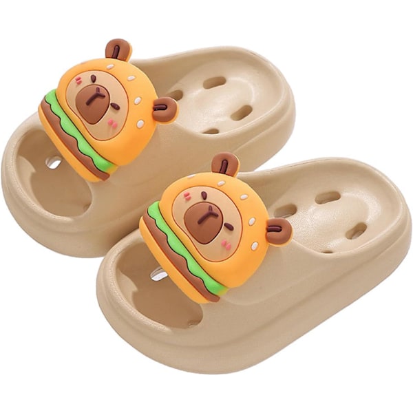 Capybara sommer barnas lekkasjesandaler sklisikre foreldre-barn gutter og jenter baderom bade pustende barnesandaler