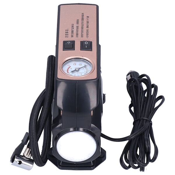 Bærbar luftpumpe 12V 120W elektrisk digital dækpumpekompressor til motorcykel