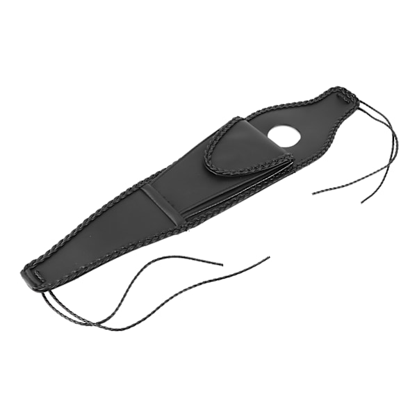 Motorcykel Bränsletanklock Skyddspanel Trim med Väska PU Läder Passar för XL 883 1200 48 Flätat Rep Kant