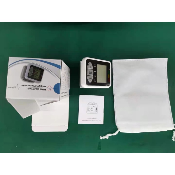 Automatisk blodtryksmåler med bærbar kasse Uregelmæssig hjerteslag Bp og juster -s