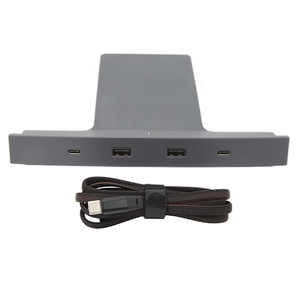 Bil USB Flera Hub Laddningsportar Smart Dockningsstation Center Console Sensor Adapter Ersättning för Tesla 3 Y 2021+