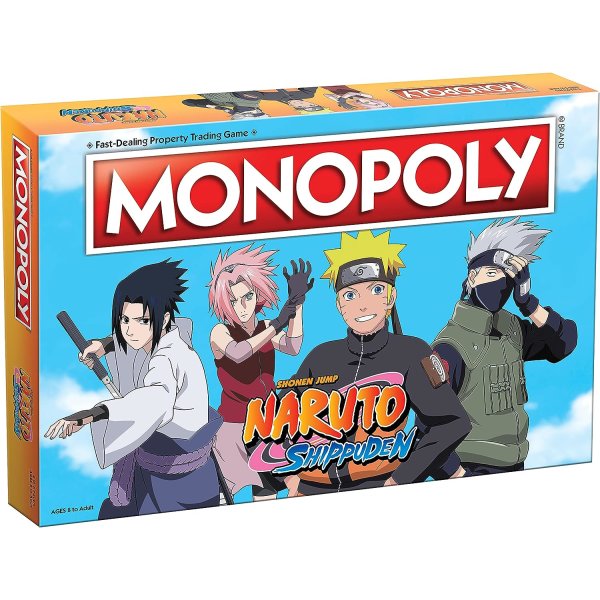 Monopol spil | Velkendte lokationer og ikoniske øjeblikke fra anime-showet, 2-6 spillere-