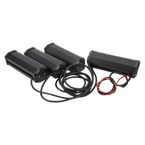 12V24V Bil Mellomnett Blinklys 15W IP67 Vanntett 6000K Universal Strobe 16 LED-blinklys for Bil