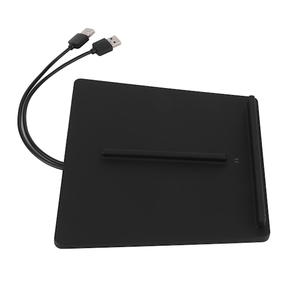 10W trådløs ladeplate Billader for mobiltelefon Dobbel posisjon Passer for Tesla Model 3 /Model YBlack
