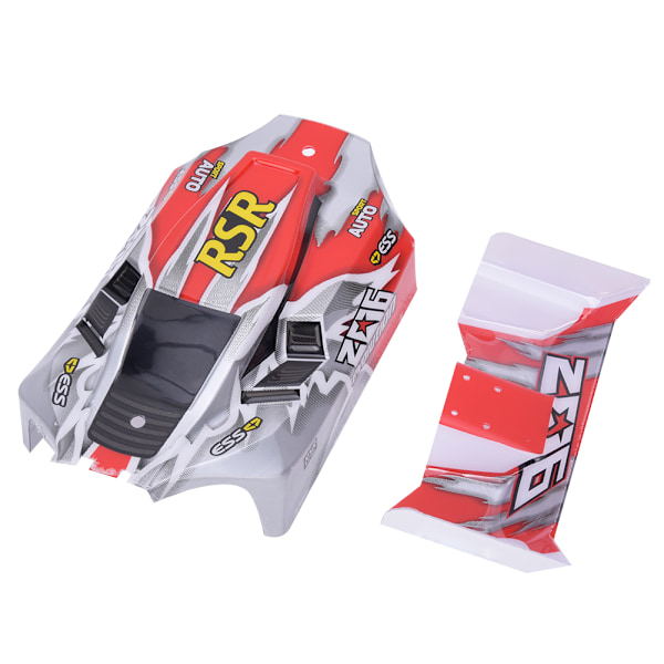 2 st. Bilkarosseri Tillbehör för Wltoys 144001 1/14 El 4WD RC Bil (144001-1335) Röd
