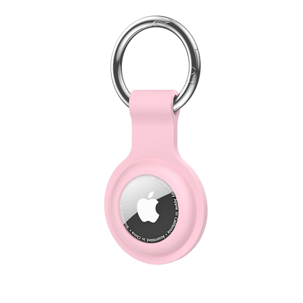 Apple Airtag rosa silikonskal