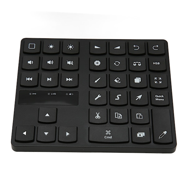 Mini Tegnetastatur 35 Taster Enhånds Ergonomisk Tegnesnarveitastatur for IOS for OS X